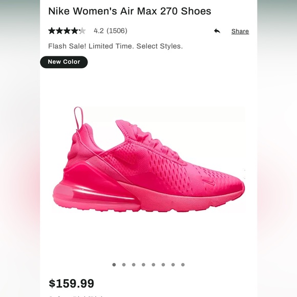 Pink Nike Air Max - Picture 2 of 2